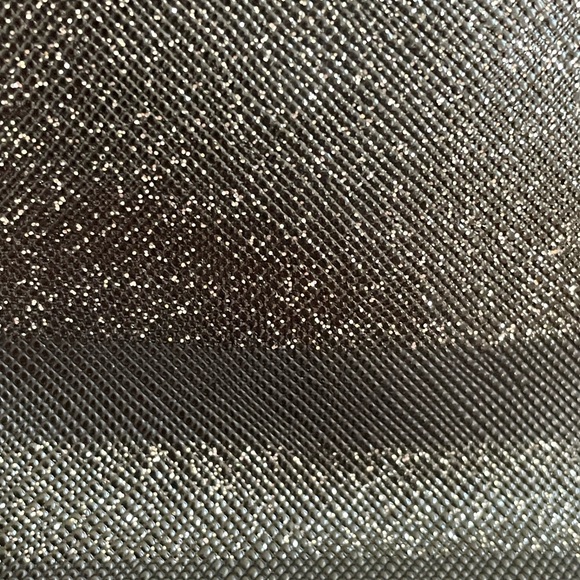 Kate Spade Haven Lane Little Shiloh Black Glitter Stripe Women's Cosmetics Bag - Picture 4 of 9